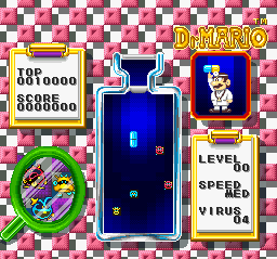 Tetris & Dr. Mario (USA) In game screenshot